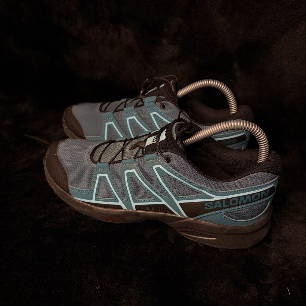 Salomon Speedcross 471238 Boys 6 Hiking Shoes Harbor Blue Stargazer Sneakers